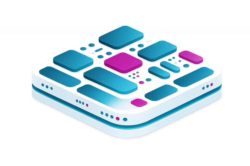 Laigo modular AI architecture diagram with flexible, scalable building blocks