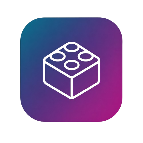 Building block icon representing Laigo modular thinking and adaptable system design