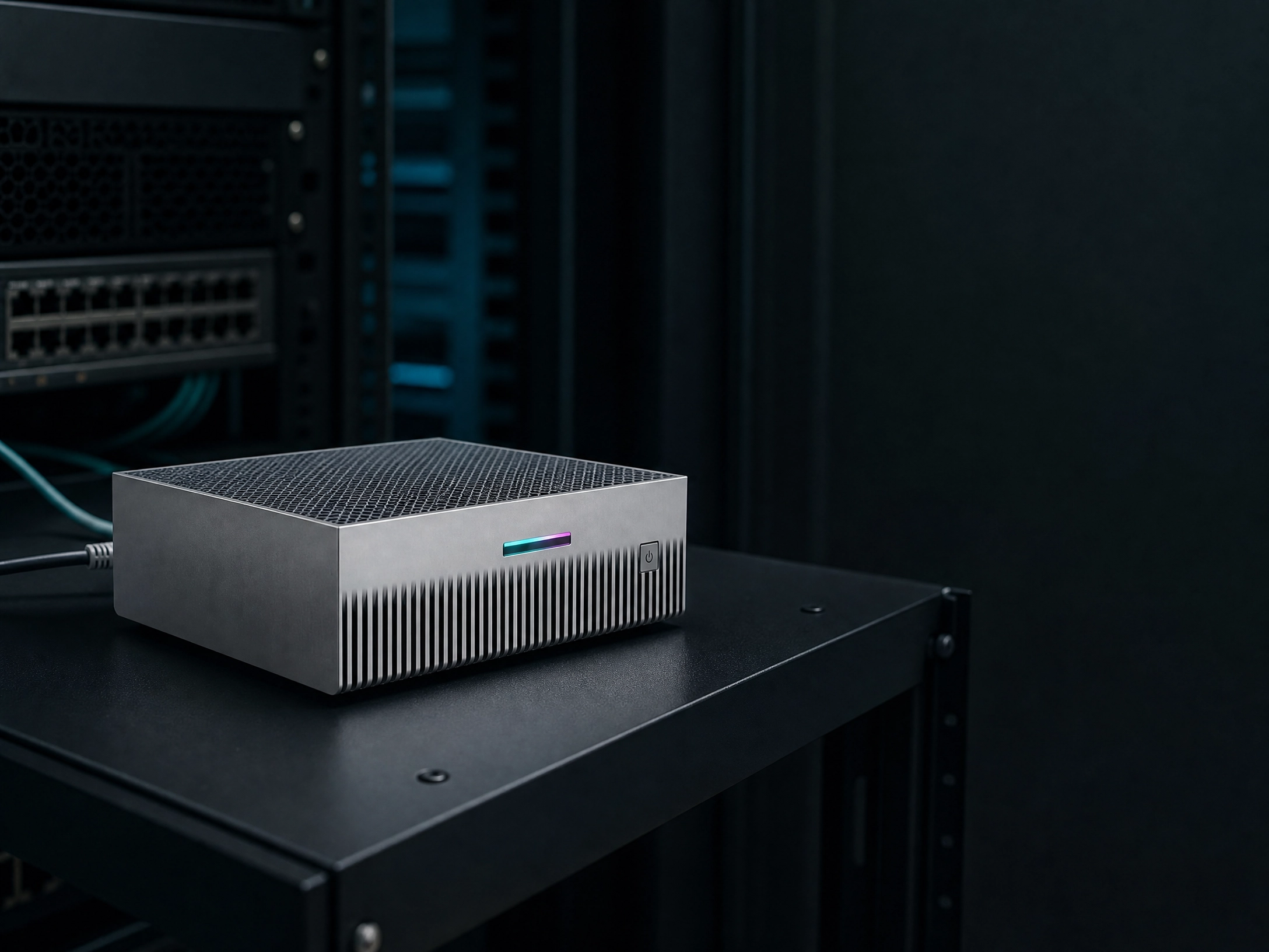 Laigo-GPT appliance during technical commissioning in the server room